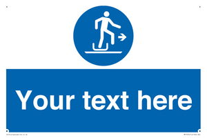 Custom Alighting from a toboggan to the right